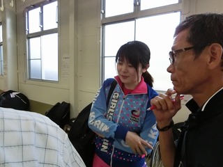 「車間が空き過ぎでした」と反省する菅田選手
