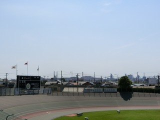 最終日 ガールズレースの頃には快晴になりました