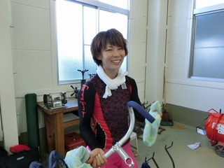 小坂選手は4着も「自力出す練習をもっとします」と前向き