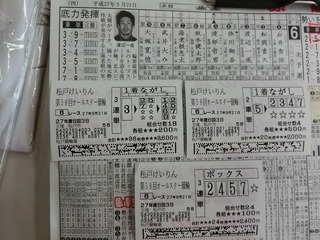 3日目6R車券