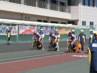 男子チームスプリント予選 和歌山県チーム準備完了!