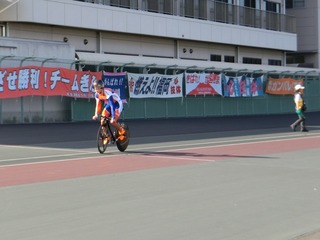 南選手がスタート!