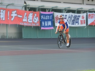 森口選手スタート!