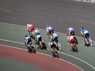 少年4q速度競走準決勝2組 山田がスタートダッシュを決める