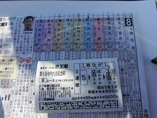 8R車券