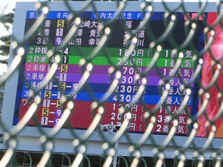 大本命戦の結果にガックリ…