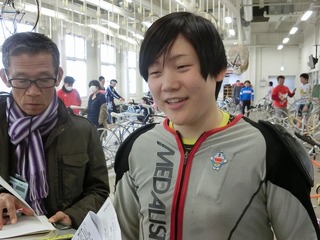 増茂選手「3着に残れてよかった」