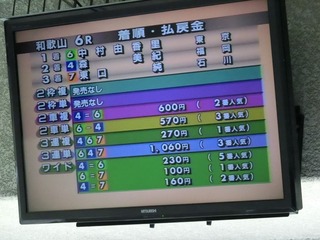 中村選手が1着で、車券は平穏な結果に
