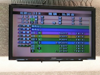車券は3着穴でまずまずの好配