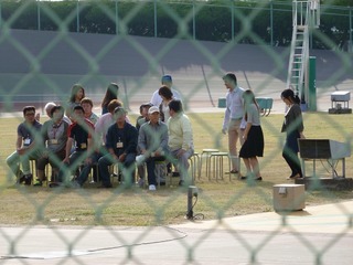 「バンク内観戦会」 着席完了!