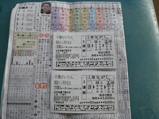 10R車券 本命車券で大勝負だ!