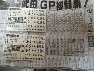 11R競輪GP 車券その@