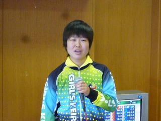 拙い質問にも一生懸命答えて下さった山路藍選手